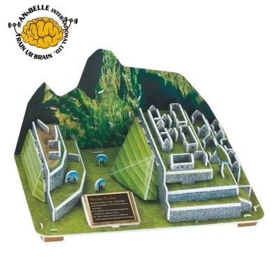 China Creative diy puzzle Peru Souvenir Machu Picchu (Peru) of DIY DIY TOY 3d puzzle 3d puzzle for sale