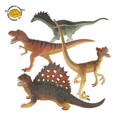 China Building Toy 3D Dinosaur Puzzle Montessori Education Velociraptor Dimetrodon Amargasaurus Tyrannosaurus T-Rex Block for sale