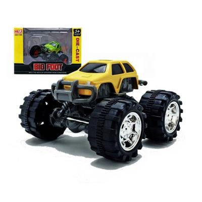 China Toy Mini Monster Metal Alloy Diecast Car Die Cast Mini Car Big Wheel Monster Truck Truck Promotion Toys for sale