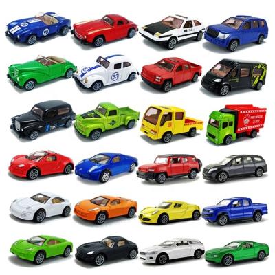 China Diecast Toy Sample Order Mixed Order 1:56 Die Cast Toys Metal Car Model Pull Out Car Window Box Packing for sale