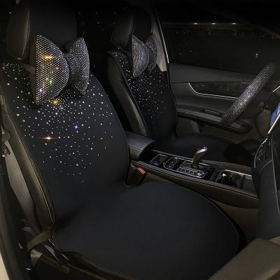 China Sports Universal Fitted Most Cars Covers Tire Track Detail Styling Luxury Auto Seat Protector Car Vehicle Seat Covers for sale