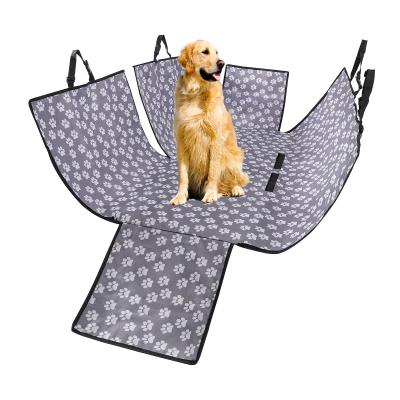 China Animal Pattern Dog Car Durable Non-slip Waterproof Soft Back Seat Cover for sale