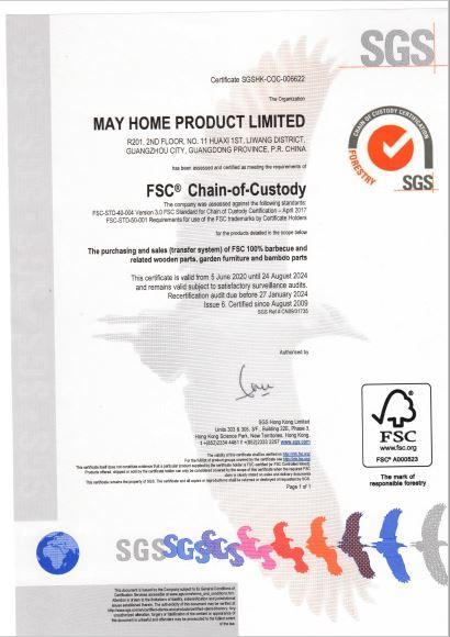 FSC - May Home Product Limited