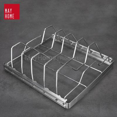 China BBQ Easily Cleaned Rib Rack Foldable Non Stick Stainless Steel BBQ Charcoal Smoking Rib Rack for sale