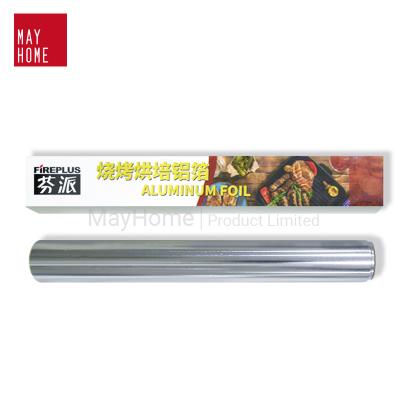 China Kitchen Use Food Wrapping Paper Non-stick Customized Barbecue Aluminum Foil Roll for sale