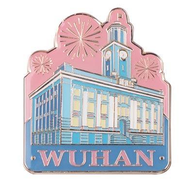 China Europe Wuhan Jianghan customs office magnetic badge for sale