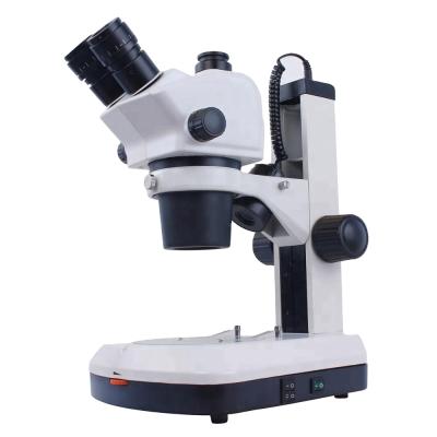 China 0.67x-5x Trinocular Lightweight Zoom Stereo Microscope for PCB Inspection (BM-217T) for sale