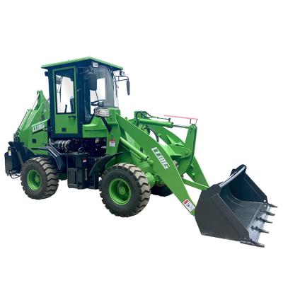 China Building Material Shops Cheap LTMG Euro 3 Euro 5 EPA Mini 4x4 Backhoe Loaders 1.2 Ton 1.6 Ton 2.5 Ton Tractor Front Loader With Cabin for sale