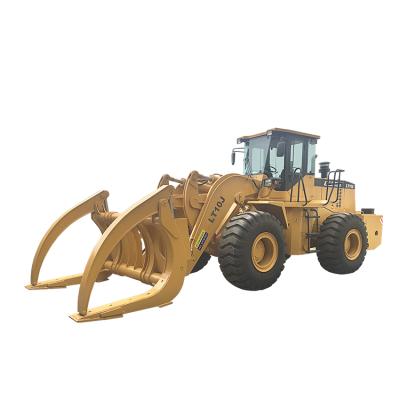 China Building Material Shops LTMG Hot Sale LT10JS Mini Loader With Grapple Front End Loader 10 Ton 8 Ton Log Loader for sale