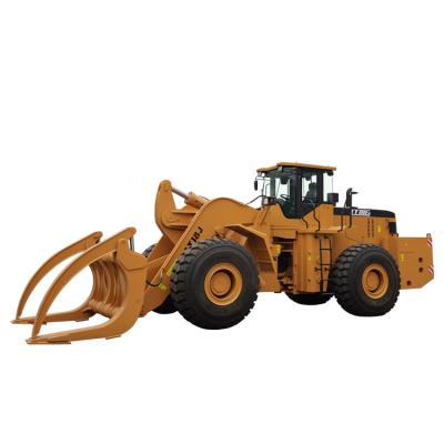 China Building Material Shops LTMG 18 Ton Log Clamp Wheel Loader Log Grapple Wood Clamp For Fork Work Tool For Sawmill Log Loader for sale