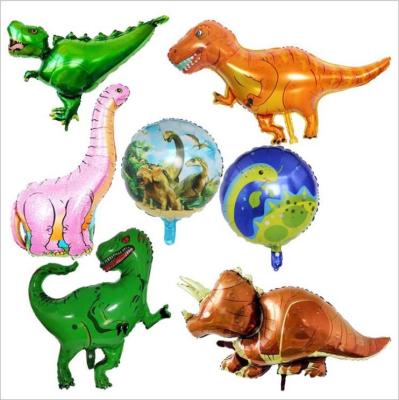 China Eco-friendly Birthday Party Decorations Balloon Kids Toys Animal Dinosaur Foil Walking Animal Balloon New for sale