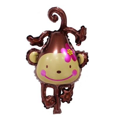 China 2022 Festival Monkey Shape Custom Toys/Gift/Decorations/Self Inflating Helium Foil Balloon For Kids Play for sale