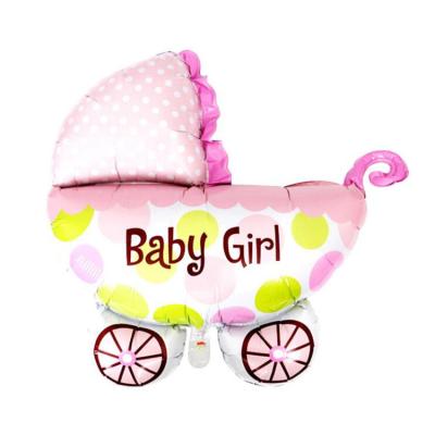 China toys/gift/decorations/festival It's A Girl Baby Shower Foil Balloons Baby Boy Bowknot Balloons model for sale