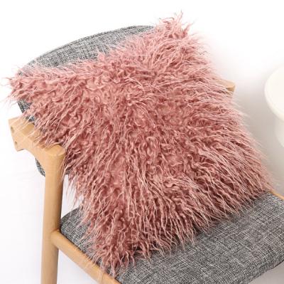 China 2022 hot sales OEM disposable disposable ylm good quality hand knit felt cushion home decorative plush pillow throw wool pillow cover for sale