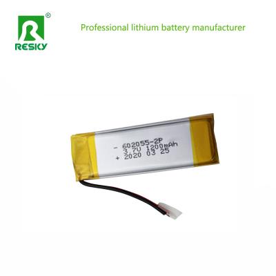 China Custom Lipo batterijpakket 602055 3.7V 2P 600mAh 1200mAh Voor medisch apparaat Te koop