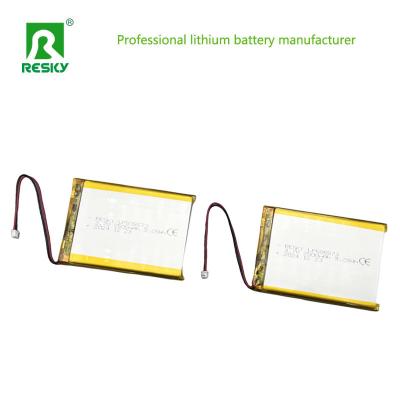 China Überwachung Lithium-Polymer-Batterie-Pack 103759 3,7V 2500mAh Leistung zu verkaufen