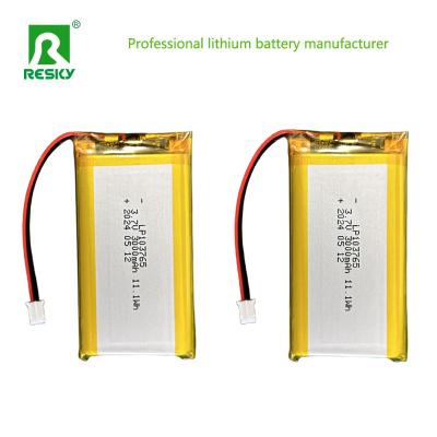 Κίνα Επαναφορτιζόμενο Li Polymer Cell 103765 3.7V 3000mAh 11.1wh Για ψηφιακή κάμερα προς πώληση