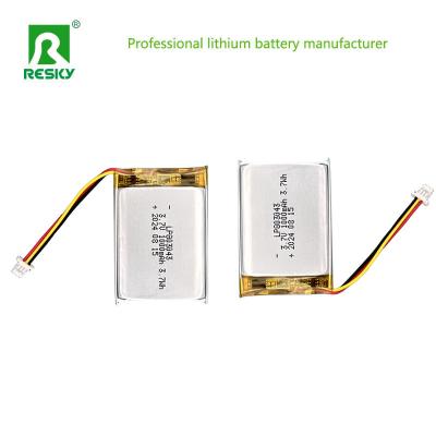 China Prismatic Lipo Battery Pack 803043 803040 1000mAh 3.7V 7.4V 7.4wh for sale