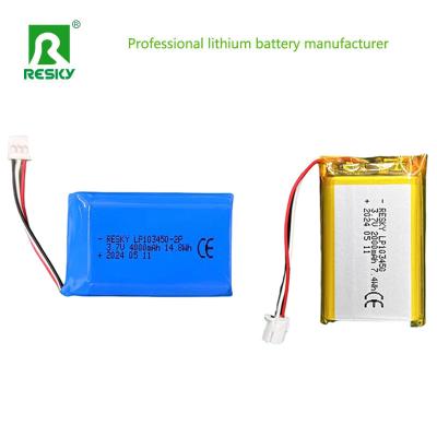 China 2s Lithium Polymer Battery Pack 103450 7.4v 2000mAh 14.8wh Li-ion batterijen Te koop