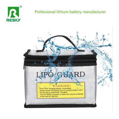 China RC Doppel Reißverschluss Lipo Batterie Safe Bag Feuerdicht Wasserdicht zu verkaufen