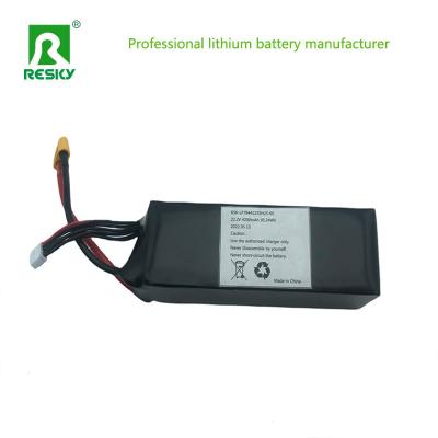 China RC Lipo Bateria 7.4V 11.1V 14.8V 22.2V 5000mAh 15c Para RC Barco RC Drone à venda