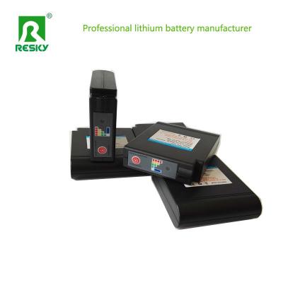 China Bateria recarregável de lítio aquecida 7.4V 2s2p 4400mAh 18650 Bateria de íons de lítio à venda