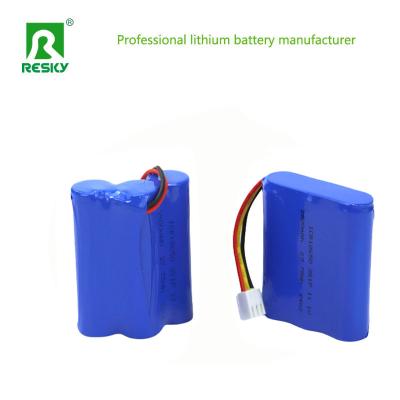 Κίνα 18650 3S1P Λιθιογενείς μπαταρίες 12V 2000mAh Για φωτισμό LED προς πώληση