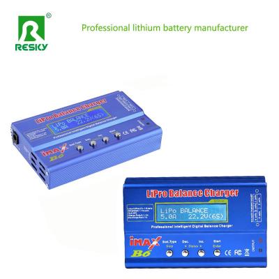 China Lithiumbatterij RC Balance Charger Imaxb6 80W 6A 7.4V 11.1V 14.8V 18.5V 22.2V Te koop