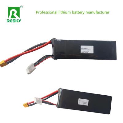 China Helicopter Drone RC Lipo Battery Pack 853460 7.4V 1500mAh 25c Li Polymer Battery for sale