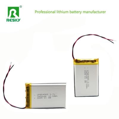 중국 3.7V 3400mAh 리?? 폴리머 배터리 팩 854565 와키-탈키용 리포 배터리 판매용