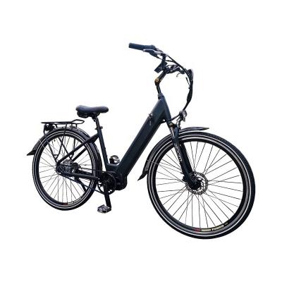 中国 Lantu Ebike 500w 750w electric bike woman bikes for women 26 bicycle mid drive belt drive e bike 販売のため