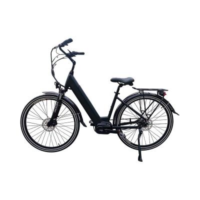 China Lantu Ebike mid drive motor ebike electric belt drive city bike for sale