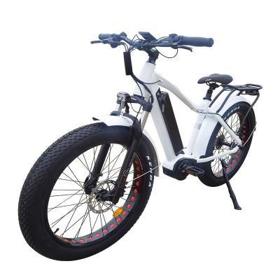 China High quality 26 inch mountain 1000w mid drive ebike with full suspension fat tire electric bike China supplier for sale