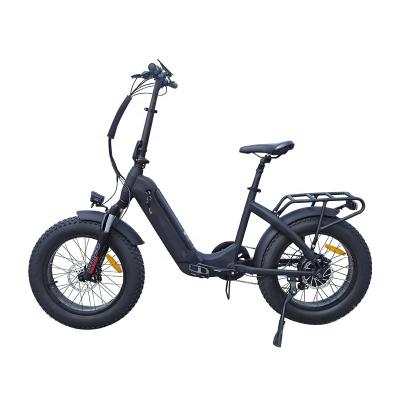 China Lantu Ebike OEM fat tire folding step through electric bicycle wholesale en venta