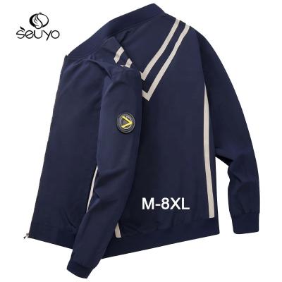 China Seuyo QUICK DRY Spring All-match New Men's Sports Jacket Casual Bomber Jackets Plus Size Outdoor Sportswear for sale