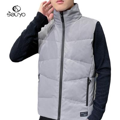 China Seuyo Vest QUICK DRY Light Duty Warm Bubble Vest Sleeveless Vest Plus Size Men's Duck Down Stripper Vest for sale