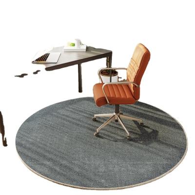 China Modern Round Swivel Chair Bedroom Study Mat Floor Chair Computer Mat Cushioned Soundproof Mat for sale