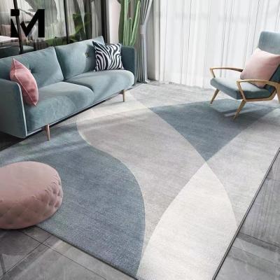 China Nordic modern geometric home bedroom bed mat sofa coffee table living room rug full style cushioned spread for sale