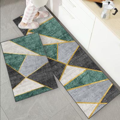 China Non Slip Door Mats Long Hallway Runner Bedroom Covers Kitchen Carpet Antimicrobial Mat for sale