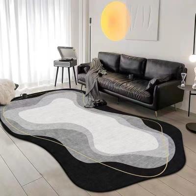 China Non-slip Factory Customized Modern Printed Soft Fluffy Rug Floor Mat Round Carpet Factory Supply Design Home Decoration Carpet for sale