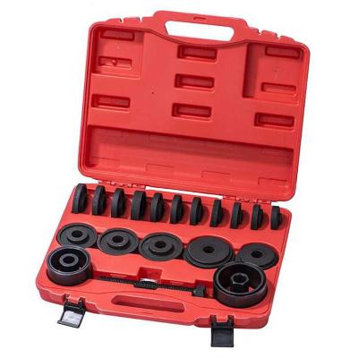 China Auto Repair Tools 23 Pcs Front Wheel Drive Bearing Removal Adapter Puller Pulley Tool Kit for sale