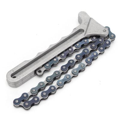 China New Universal Heavy Duty Oil Filter Chain Wrench for sale