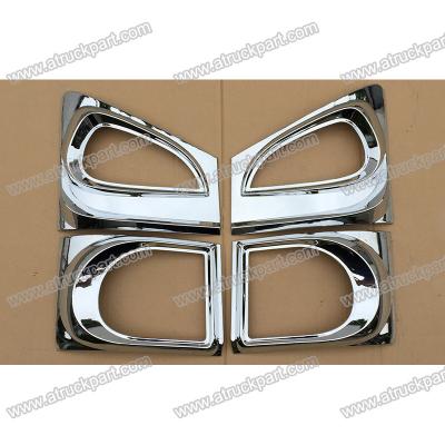 China Chrome Corner Lamp Case For ISUZU NPR 150 NQR 175 NMR 130 NLR 130 Truck Spare Body Parts for sale