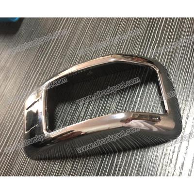 China Chrome Door Lamp Cover For HINO MEGA 500 Truck Spare Body Parts for sale