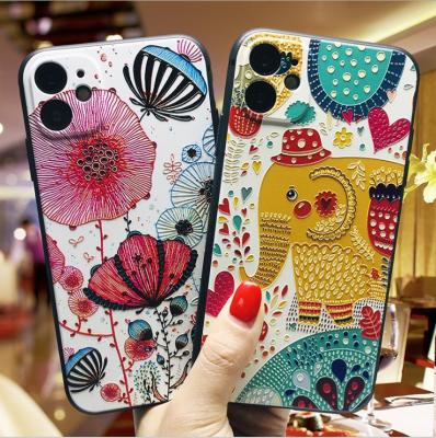 China Eco-friendly Suitable for Apple cell phone case Huawei Mate 30 mobile for iphone case wholesale relief creative for 11mobile phone case for sale