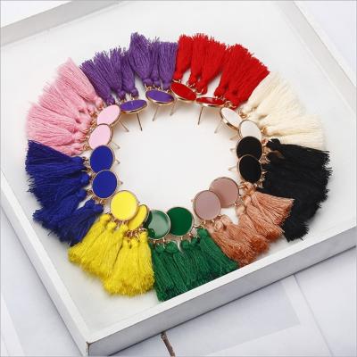 China BOHEMIA tassel earrings fashion and large creative accessories earrings supplies tassel bohemian earrings for sale