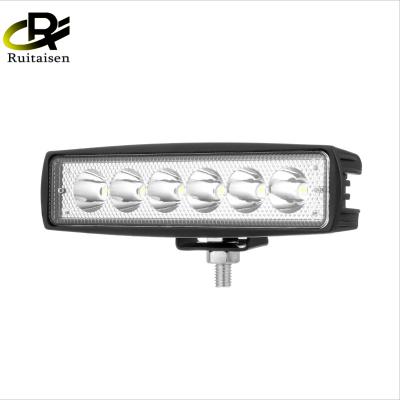 China Univeral 6 Inch LED Ruitaisen Automobiles Work Light Off Road Car Lamp Car Accessories For Truck ATV 4x4 SUV 12V 18W for sale