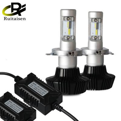 China Aluminum LED Automotive G7 Car Headlight Bulbs 50W 8000LM 6000K ZES Fanless Fog Lights H4 H7 H8 H9 H11 H13 HB3 9005 HB4 9006 H1 H3 9012 for sale