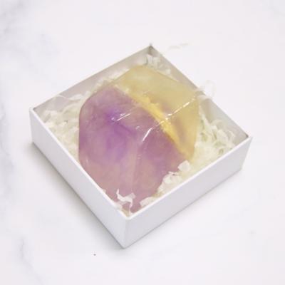 China 100% Natural Luxury Private Label Base Cleansing Handmade Crystal Soap for Facial Massage or Body Cleansing for sale