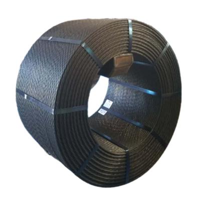 China High Carbon Bridge PC Wire Prestressed Concrete Wire ASTM 1860MPa 7 Steel Metallic Strand for sale